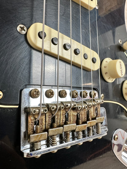 Fender Custom Shop Black Roasted Dual-Mag Strat Relic - Aged Black - CBN Music Warehouse