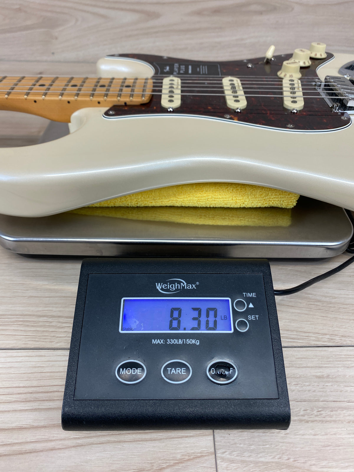 Fender Player Plus Stratocaster Electric Guitar - Olympic Pearl with Maple Fingerboard
