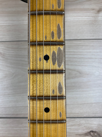 Fender Custom Shop 1957 Stratocaster Relic Electric Guitar - Aged HLE Gold - CBN Music Warehouse