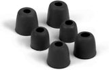 KZ Noise Isolation Memory Foam Ear tips - 3 Pairs L M S Size Replacement Earbuds for KZ In-Ear Earphones - Black - CBN Music Warehouse