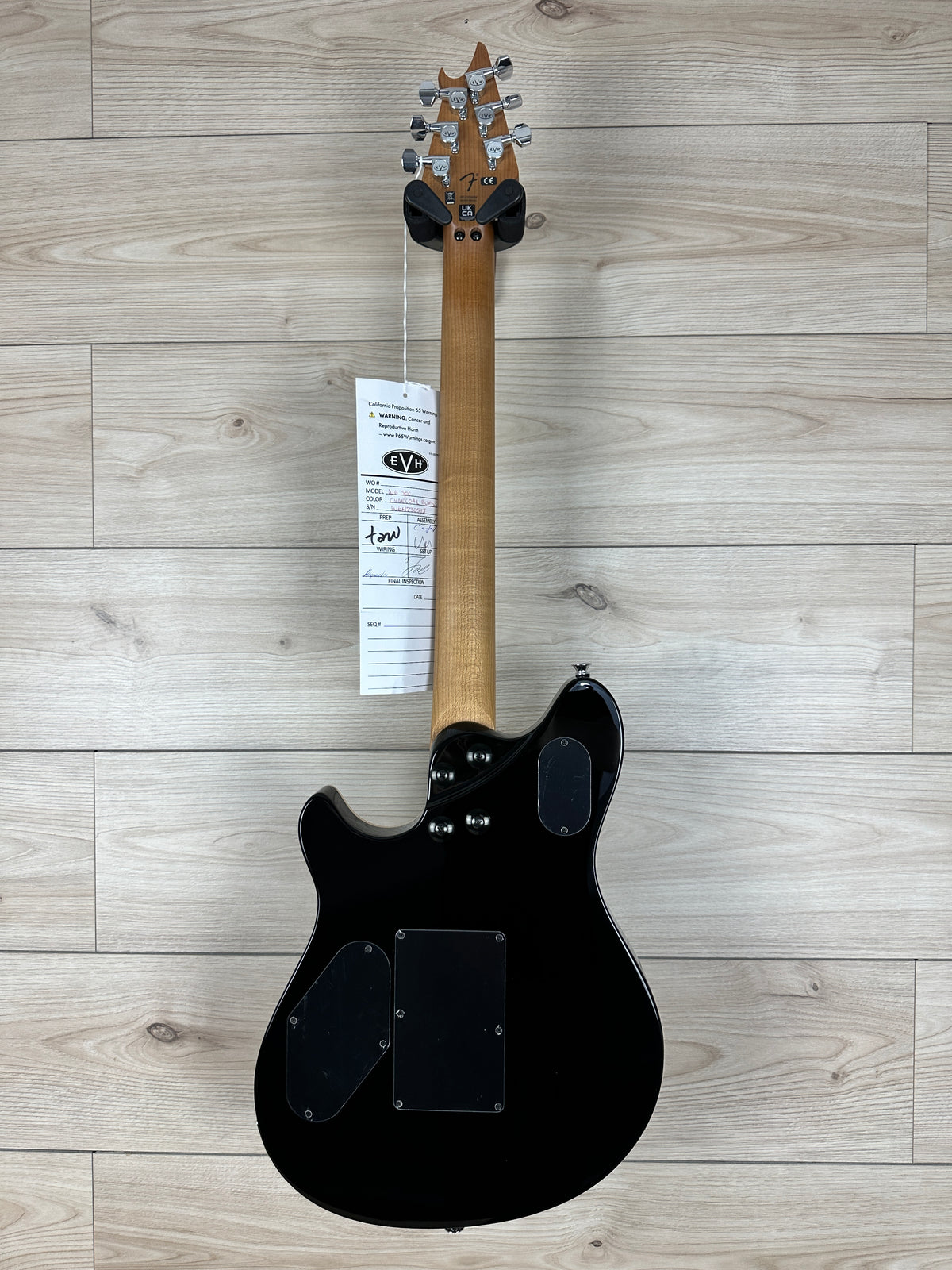 EVH Wolfgang Special QM, Baked Maple Fingerboard, Charcoal Burst - CBN Music Warehouse