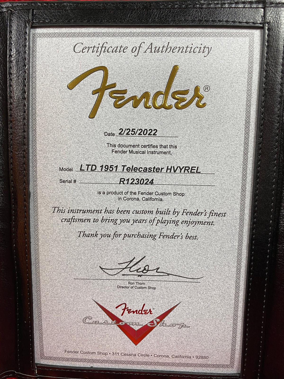 Fender Custom Shop Limited Edition '51 Telecaster Heavy Relic Maple Fingerboard Aged Nocaster Blonde - CBN Music Warehouse
