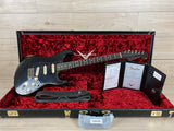 Fender Custom Shop Limited Edition Dual-Mag II Strat Relic Electric Guitar - Aged Black Over 3 Color Sunburst - CBN Music Warehouse