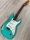Fender Custom Shop 1967 Stratocaster Heavy Relic Aged, Sea Foam Green - CBN Music Warehouse