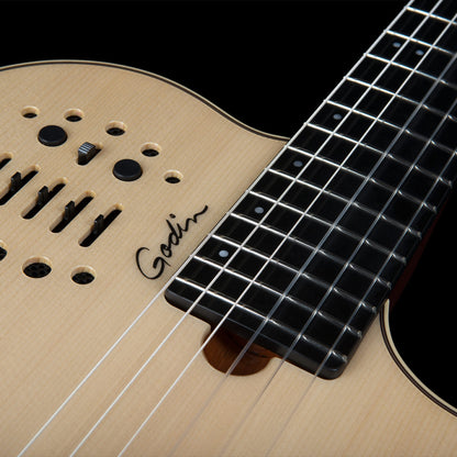 Godin Multiac Nylon String Electric Guitar High Gloss Natural - CBN Music Warehouse
