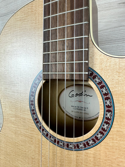 Godin Arena Cutaway Clasica II Acoustic Electric Classical Nylon Guitar - #0320