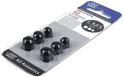 KZ Noise Isolation Memory Foam Ear tips - 3 Pairs L M S Size Replacement Earbuds for KZ In-Ear Earphones - Black - CBN Music Warehouse