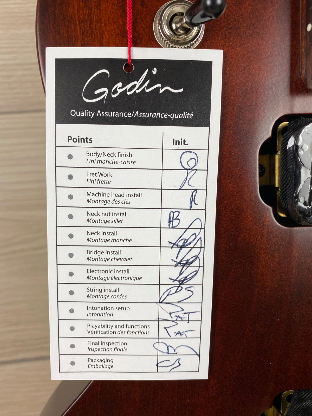 Godin 050482 Summit Classic HT Electric Guitar Havana Brown - CBN Music Warehouse