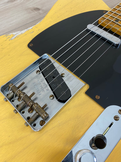 Fender Custom Shop Limited Edition '51 Telecaster Heavy Relic Maple Fingerboard Aged Nocaster Blonde - CBN Music Warehouse