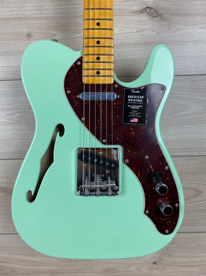 Fender American Original 60s Telecaster Thinline with Maple Fingerboard, Surf Green