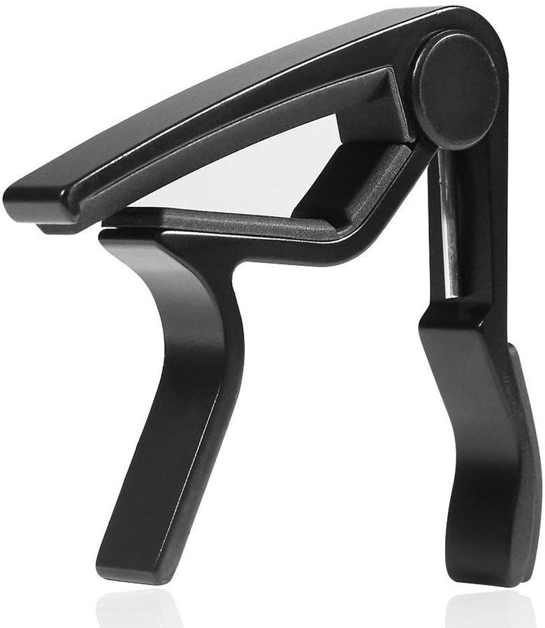 Classic Guitar Accessories Kit - Capo, Strings, Clip-on Chromatic Tuner, & Finger Exerciser - CBN Music Warehouse