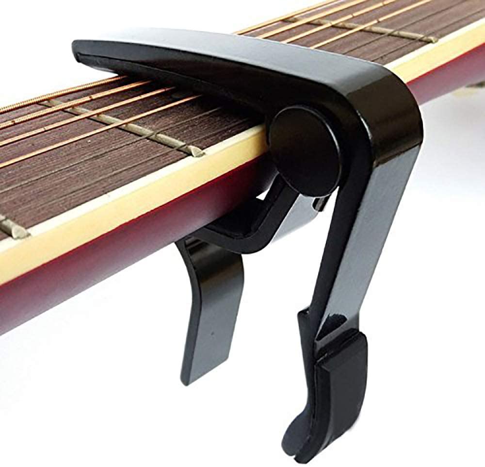 Classic Guitar Accessories Kit - Capo, Strings, Clip-on Chromatic Tuner, & Finger Exerciser - CBN Music Warehouse