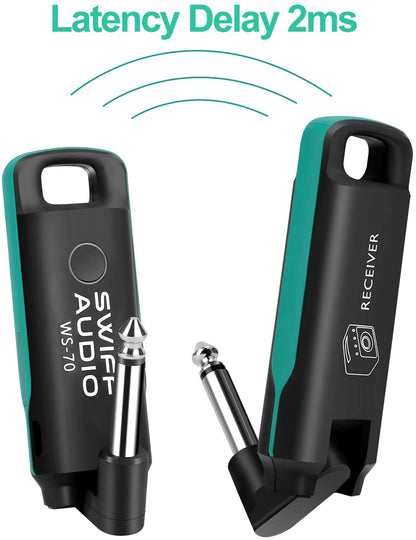 Swiff Audio WS-70 Digital Wireless Transmitter System for Guitar