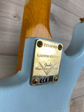 Fender Custom Shop 62 Journeyman Limited Edition Stratocaster Relic Aged Sonic Blue with Gold Hardware - CBN Music Warehouse