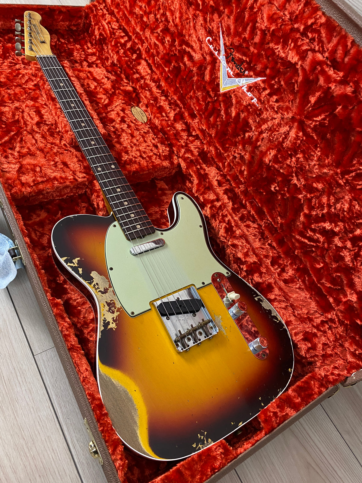 Fender Custom Shop 1960 Telecaster Custom Heavy Relic - Chocolate 3-Tone Sunburst - CBN Music Warehouse