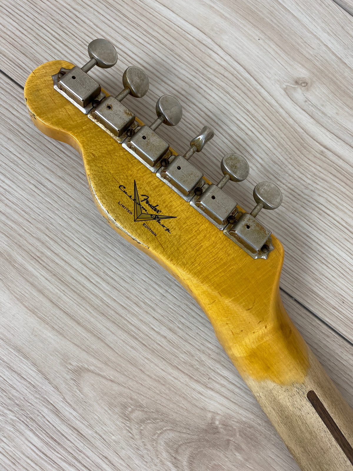 Fender Custom Shop Limited Edition '51 Telecaster Heavy Relic Maple Fingerboard Aged Nocaster Blonde - CBN Music Warehouse