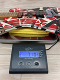 EVH Striped Series Frankenstein Frankie Electric Guitar, Red with Black Stripes Relic