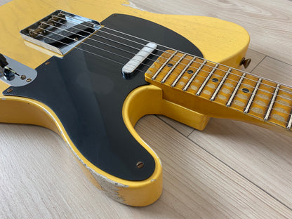 Fender Custom Shop Limited Edition '51 Telecaster Heavy Relic Maple Fingerboard Aged Nocaster Blonde - CBN Music Warehouse