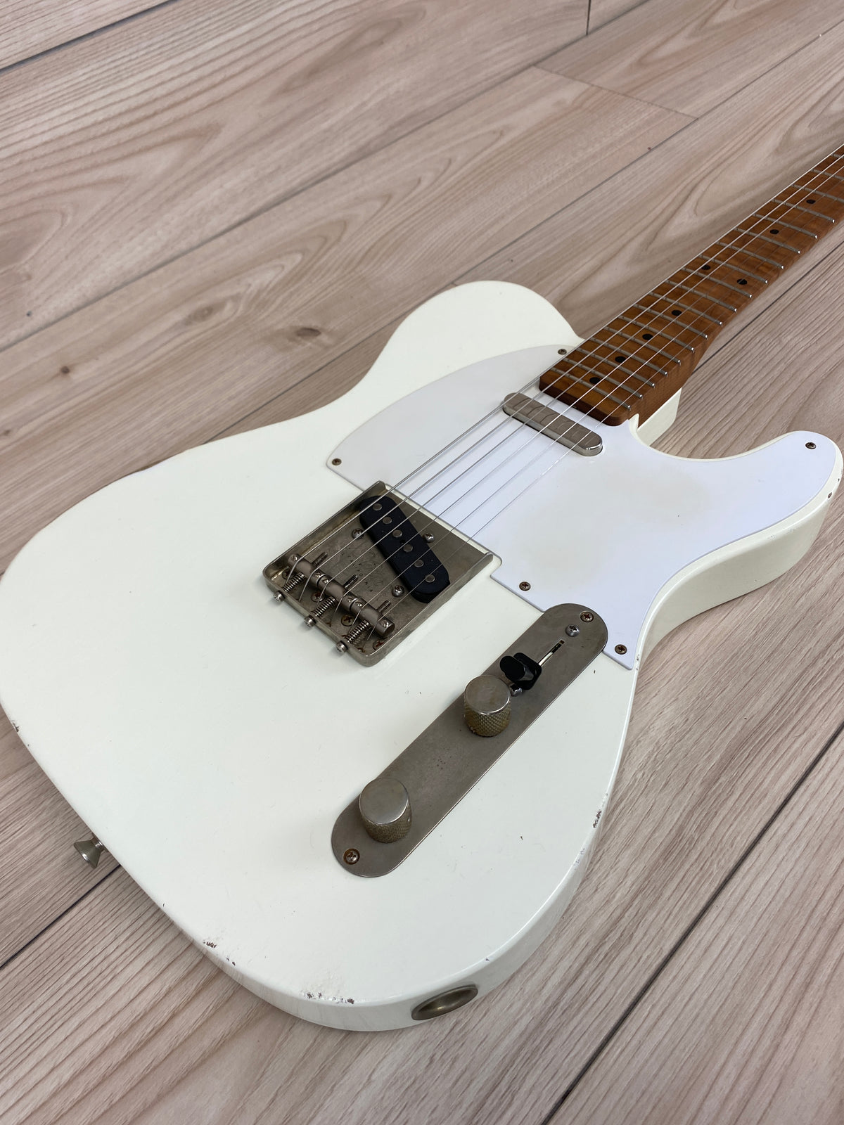 Xotic California Classic® XTC-1 Olympic White Medium Aged Electric Guitar - CBN Music Warehouse