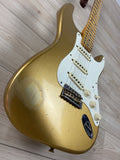 Fender Custom Shop 1957 Stratocaster Relic Electric Guitar - Aged HLE Gold - CBN Music Warehouse