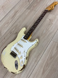 Fender Custom Shop 1967 Stratocaster Heavy Relic Electric Guitar Aged Vintage White