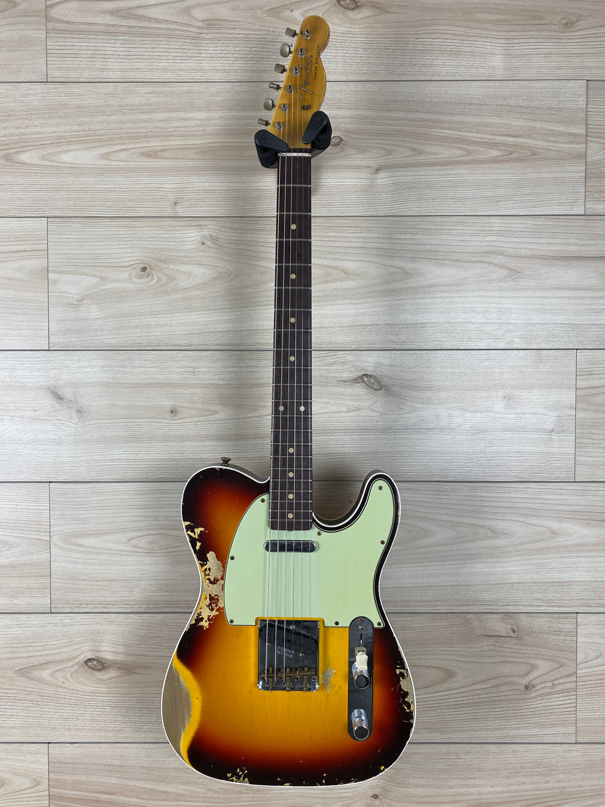 Fender Custom Shop 1960 Telecaster Custom Heavy Relic - Chocolate 3-Tone Sunburst - CBN Music Warehouse