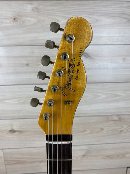 Fender Custom Shop 1960 Telecaster Custom Heavy Relic - Chocolate 3-Tone Sunburst - CBN Music Warehouse