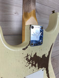 Fender Custom Shop 1967 Stratocaster Heavy Relic Electric Guitar Aged Vintage White