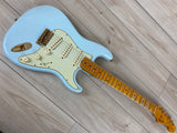 Fender Custom Shop 62 Journeyman Limited Edition Stratocaster Relic Aged Sonic Blue with Gold Hardware - CBN Music Warehouse