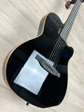 Godin 032174 ACS Nylon Cedar Black Acoustic Electric Guitar - Black - CBN Music Warehouse
