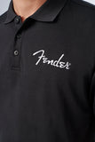 Fender Spaghetti Logo Polo - Black - CBN Music Warehouse