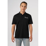 Fender Spaghetti Logo Polo - Black - CBN Music Warehouse