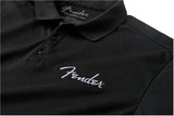Fender Spaghetti Logo Polo - Black - CBN Music Warehouse
