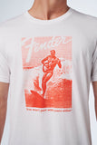 Fender Jaguar Surf T-Shirt  Large White - CBN Music Warehouse