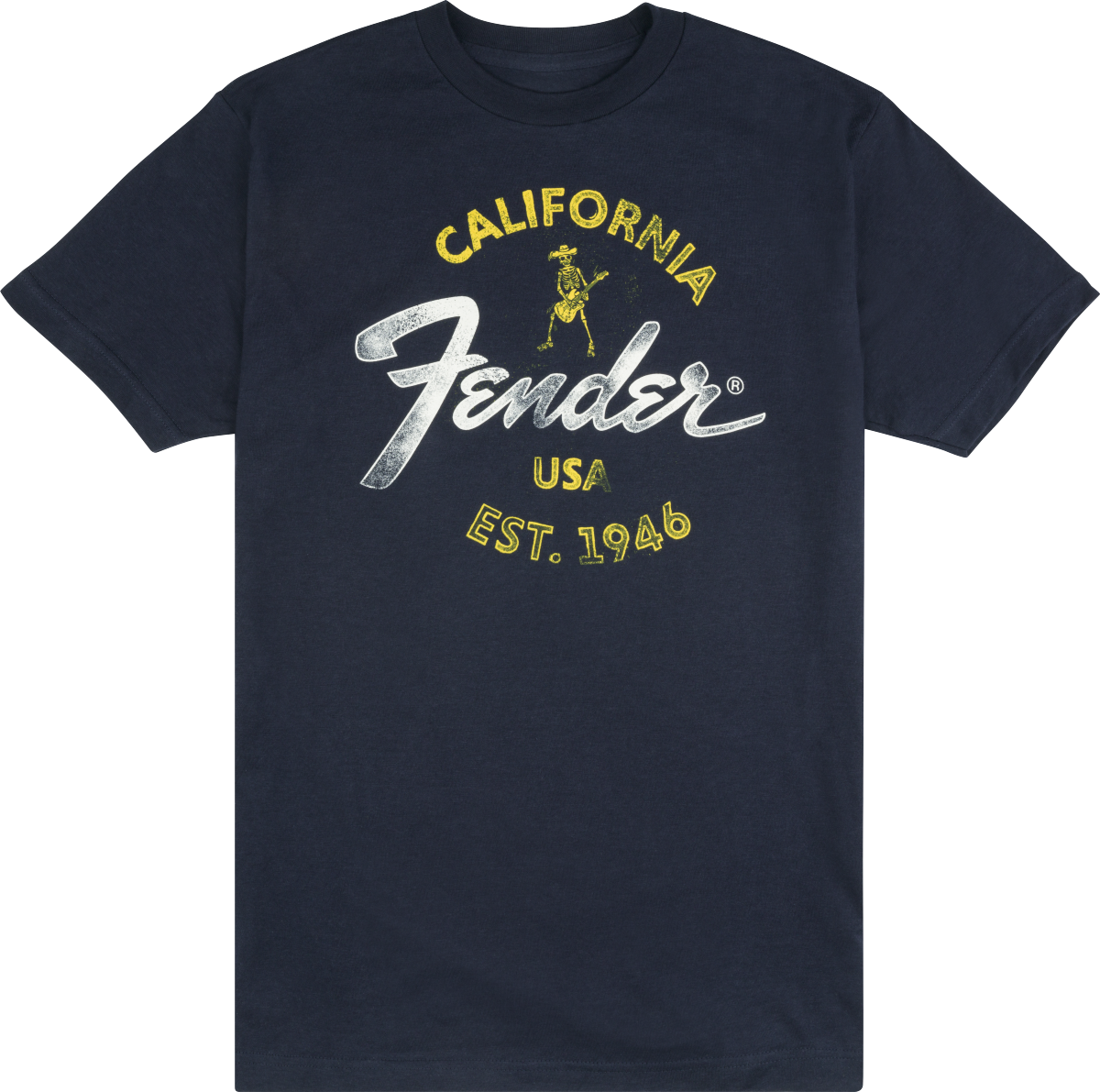 Fender Baja Blue T-Shirt, Blue, LARGE