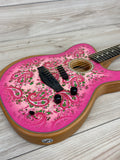 Fender American Acoustasonic limited Edition Telecaster, Pink Paisley - CBN Music Warehouse