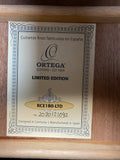 Ortega MADE IN SPAIN RCE180T-LTD Limited Edition Classical Acoustic Guitar with GIGBAG - CBN Music Warehouse