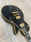 Gibson Custom 1957 Les Paul Custom Reissue VOS Electric Guitar - Ebony 2 Pickup - CBN Music Warehouse