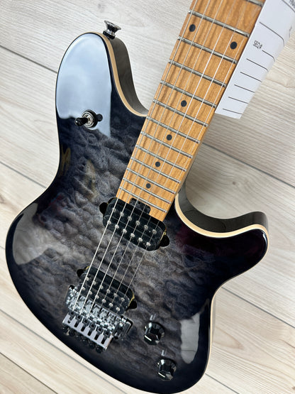 EVH Wolfgang Special QM, Baked Maple Fingerboard, Charcoal Burst - CBN Music Warehouse