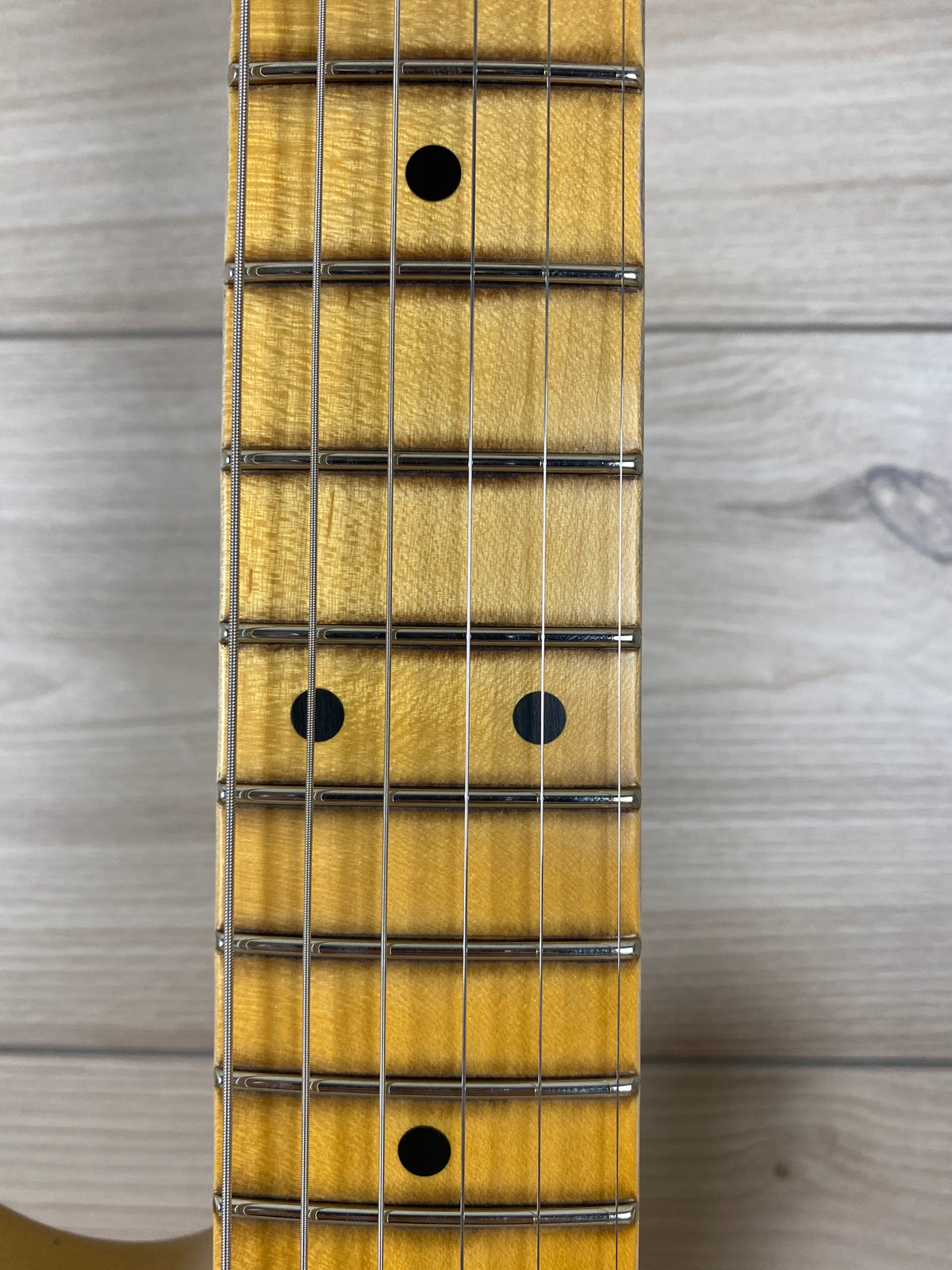 Fender Custom Shop 1957 Stratocaster Relic Electric Guitar - Aged HLE Gold - CBN Music Warehouse