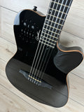 Godin 032174 ACS Nylon Cedar Black Acoustic Electric Guitar - Black - CBN Music Warehouse