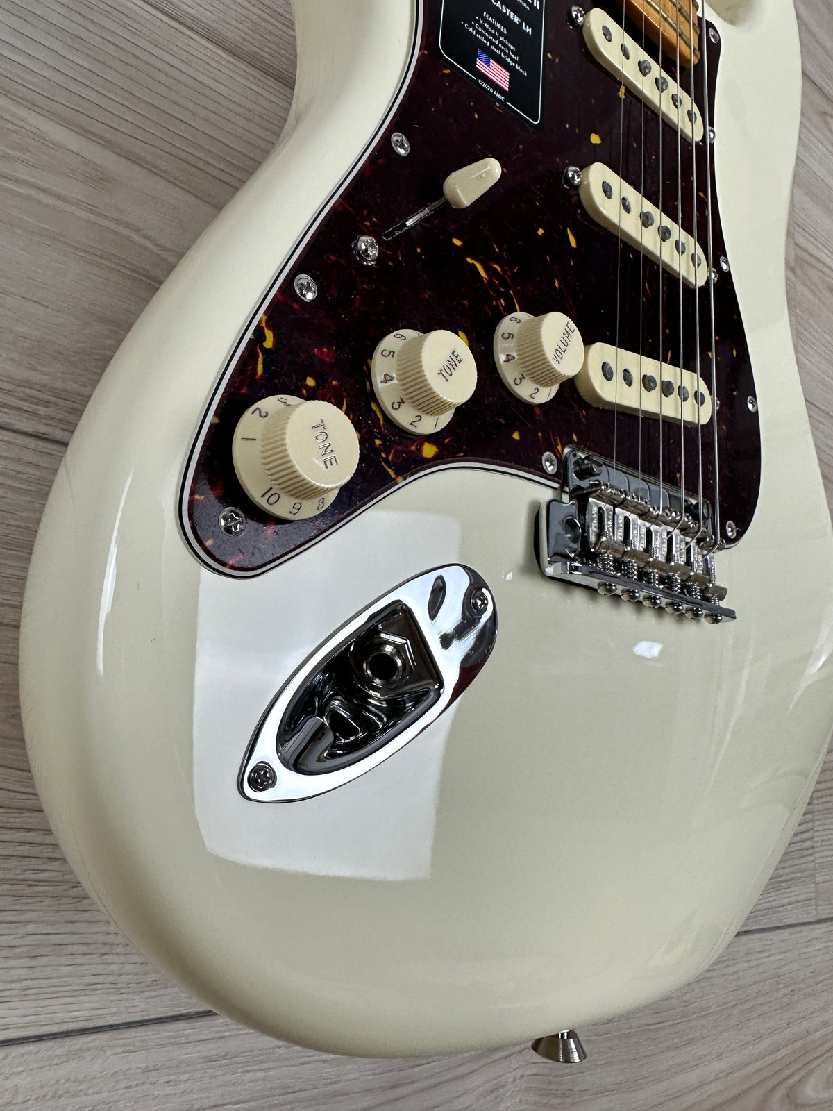 Fender American Professional II Stratocaster Left-Hand, Olympic White - CBN Music Warehouse