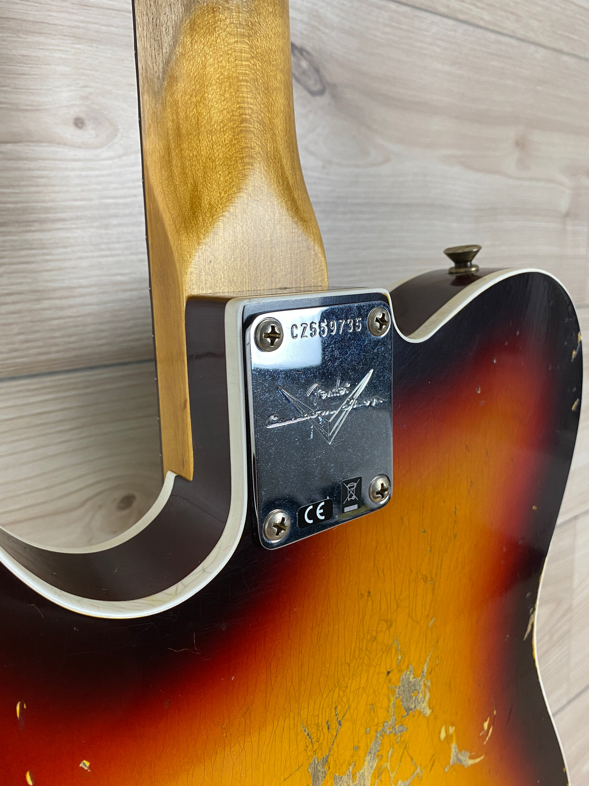 Fender Custom Shop 1960 Telecaster Custom Heavy Relic - Chocolate 3-Tone Sunburst - CBN Music Warehouse