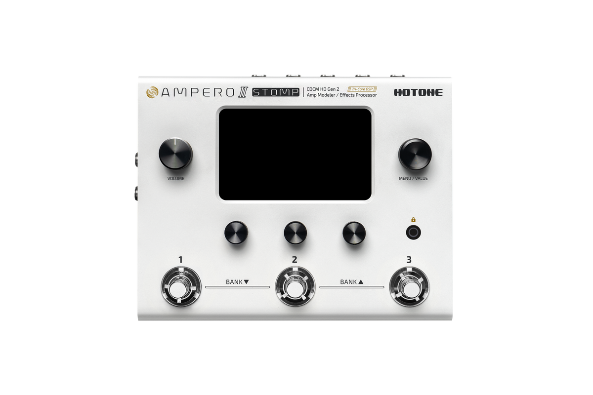HOTONE Guitar Multi Effects Processor Pedal Ampero II Stomp - CBN Music Warehouse