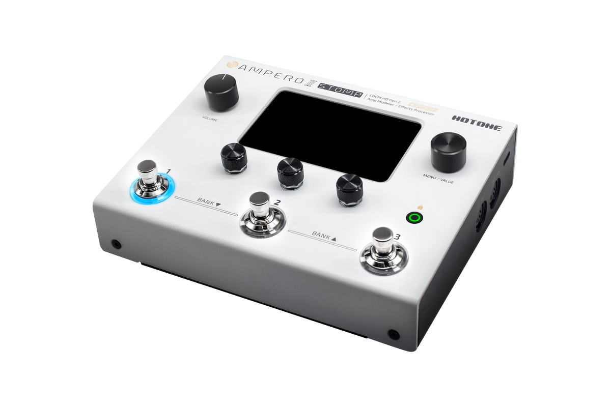 HOTONE Guitar Multi Effects Processor Pedal Ampero II Stomp - CBN Music Warehouse