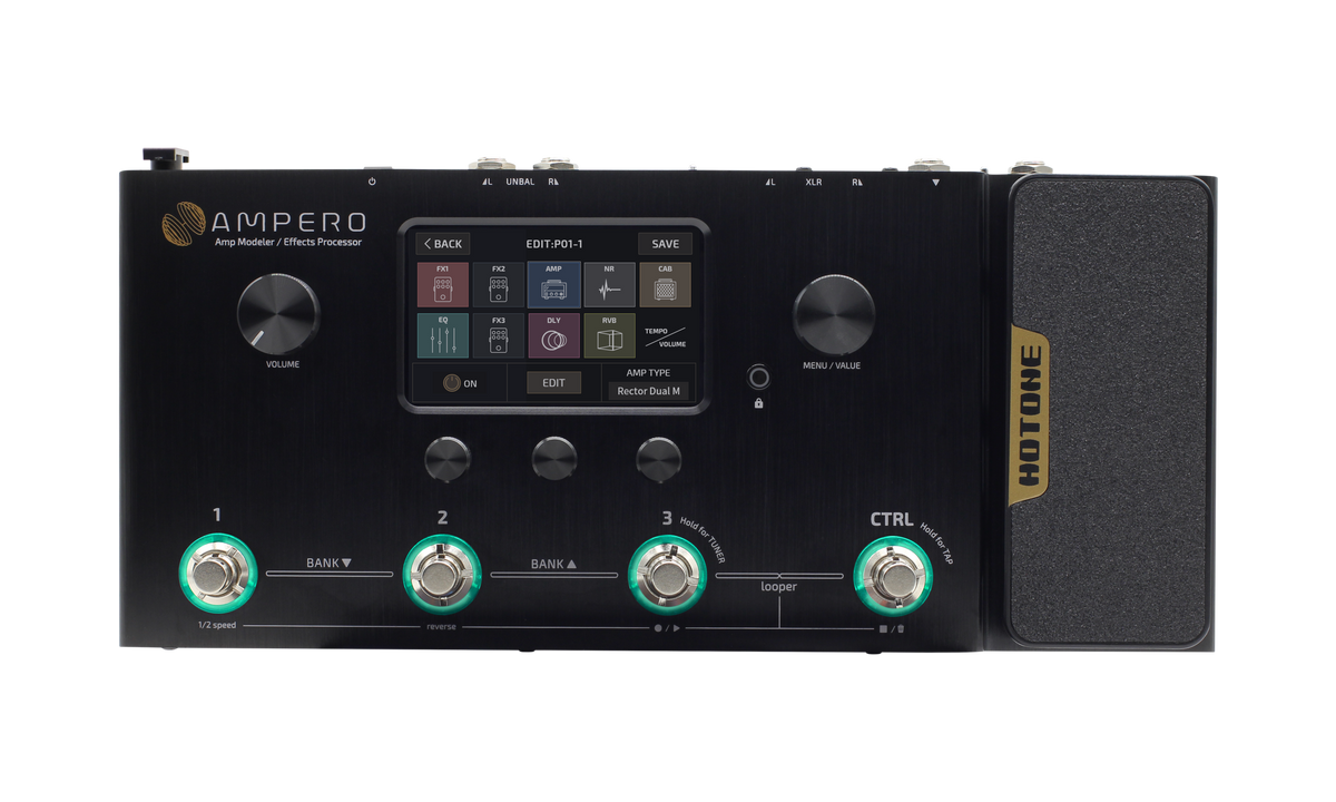 Hotone Ampero Amp Modeler & Effects Processor for Electric Guitars - CBN Music Warehouse