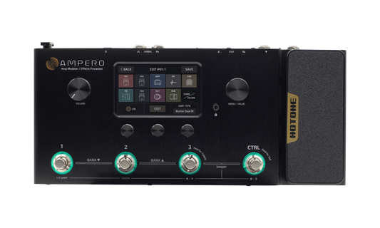 Hotone Ampero Amp Modeler & Effects Processor for Electric Guitars - CBN Music Warehouse