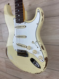 Fender Custom Shop 1967 Stratocaster Heavy Relic Electric Guitar Aged Vintage White