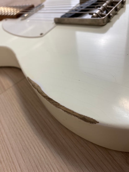 Xotic California Classic® XTC-1 Olympic White Medium Aged Electric Guitar - CBN Music Warehouse