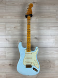 Fender Custom Shop 62 Journeyman Limited Edition Stratocaster Relic Aged Sonic Blue with Gold Hardware - CBN Music Warehouse